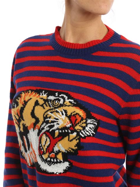 gucci tiger sweater womens|Gucci tiger button up.